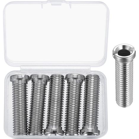 Viti cave per lavello - 5 viti in acciaio inox M12 da 45 mm (1/5)