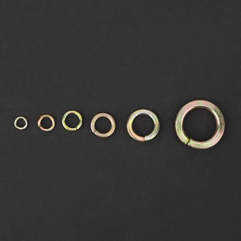 800 Federscheiben, flexible Stahldichtungen, Befestigungselemente, Hardware-Zubehör mit Aufbewahrungsbox (1/5)