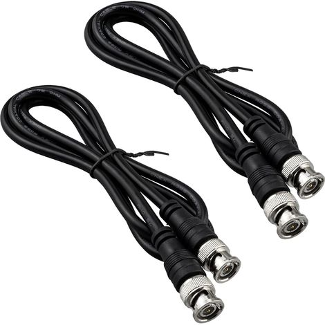 Mâle à Mâle RG59 Câble Coaxial 1 Mètres RF SDI Câble 75 Ohms Faible Perte Mâle Rallonge Câble Coaxial pour Système Caméra de Vidéosurveillance (1/5)