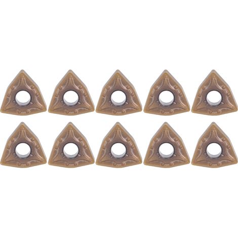 10 Hartmetall-Dreheinsätze, CNC-Einsätze für Edelstahl, Schruppen, 10 Stück Schneidwerkzeuge. (1/5)