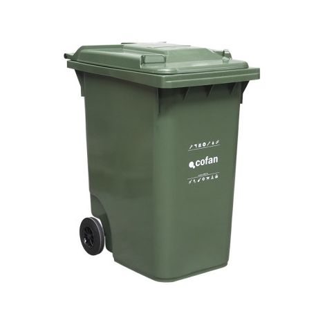 Contenedores 2 Ruedas 360Lt en color verde 21201531