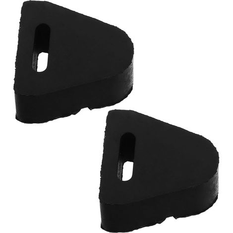 2 Pieces Protectors Tailgate Bumper Damper Garage Pieces Rubber Block