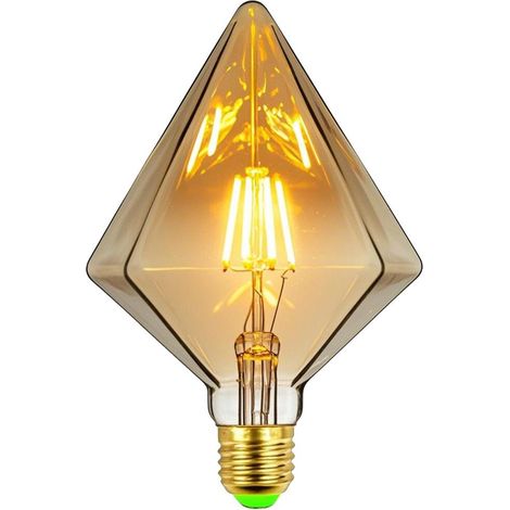 Ampoule LED rétro 4W blanc chaud 2500K, grande ampoule sphérique en cristal, 220V, culot à vis Edison E27, ampoule décorative spéciale (1/5)