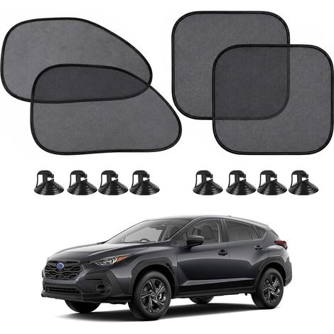 4 Pièces Soleils de Fenêtre de Voiture avec Ventouse, Stores de Protection UV Fenêtre Latérale Voiture Pare Soleil Latéral Pliable pour Voiture Compatible avec la Plupart des Car (1/5)