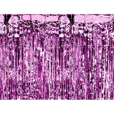 Cortina de fiesta, morada, 90x250cm