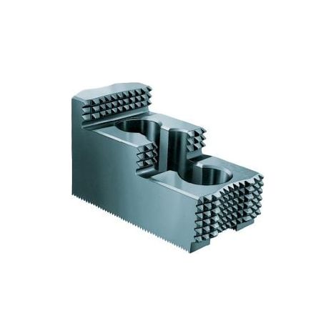 Mascelle di inversione Röhm dimensione 350, set da 3 ganasce, temprate, dentatura a punta 60° - 046422