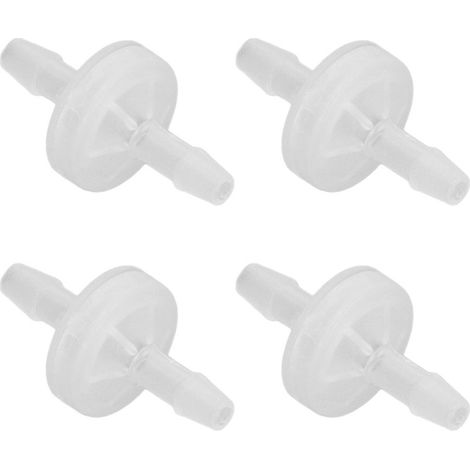 12PCS clapet anti-retour aquarium résistant ozone et huile valve à sens unique PP pour bac poisson industrie chimique 4mm (1/5)