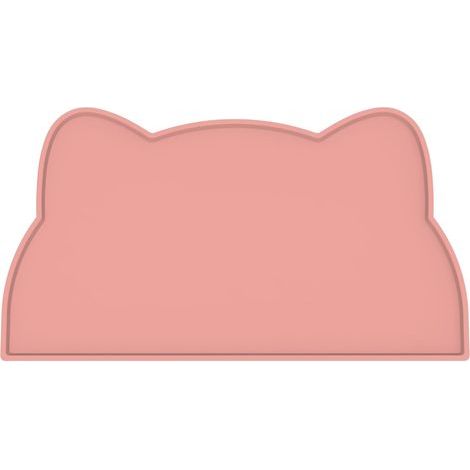 Tapis Gamelle Chat et Chien, Tapis Silicone Bol Antidérapant Tapis de Nourriture pour Animaux Imperméable (Rose Corail) (1/5)