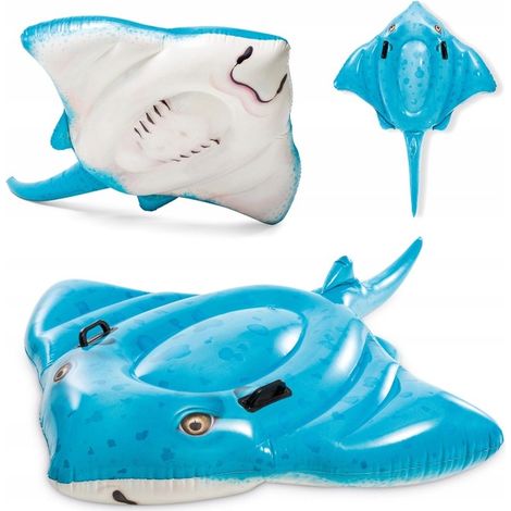 Materassino gonfiabile per piscina Intex 57576 grande per bambini Stingray (1/5)