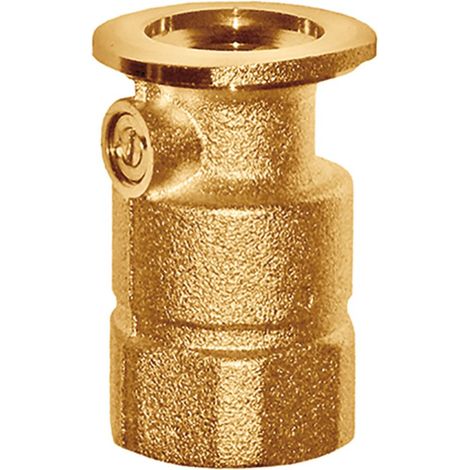Flamco Freno di gravità Tipo SB IG 1 pollice flangiato x 1" IG, con valvola di sfiato, M58052