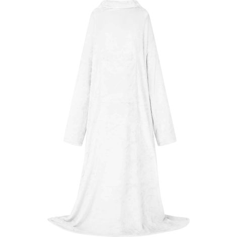 Teenpull – Decken-Hoodie Weiß F Flanell (1/5)