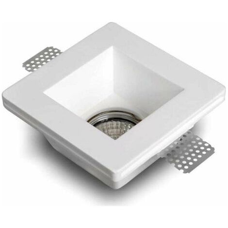Gs-02 Support De Spot Encastré Carré Pour Plâtre Avec Glissière Rétractable (1/3)