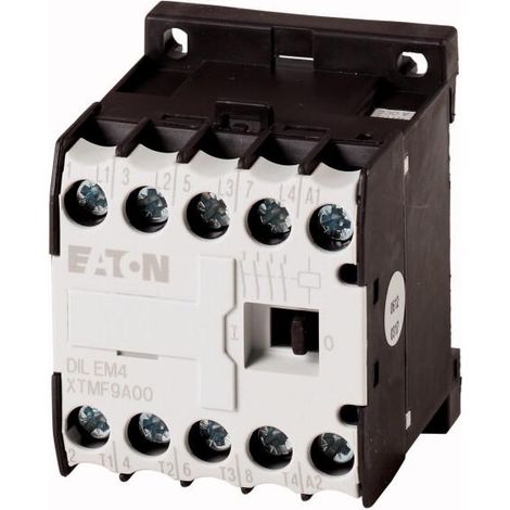 Contacteur de puissance 4p 4kW/400V/AC3 EATON DILEM4(24V60HZ)