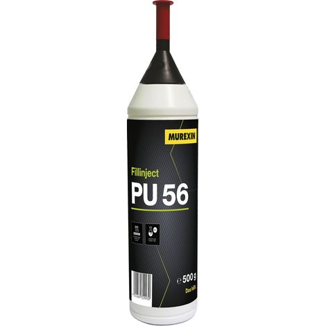 Murexin Fillinject PU 56 Spezialklebstoff Parkettkleber Hohlstellenkleber zum Unterspritzen hohlliegender Parkettelemente, 1K, wasserfest, 0,5 kg (1/4)