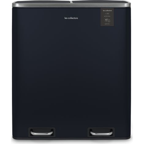 Pattumiera per differenziata 2x30L blu (1/5)