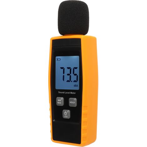 Decibel Meter Sound Level Reader Digital Sound Level Meter Decibel Monitoring Tester for Construction Sites Automobiles