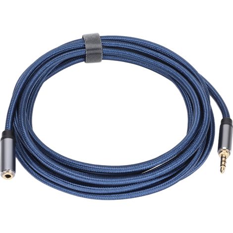 Câble d'extension audio stéréo 3,5 mm mâle vers femelle pour PC, ordinateur portable et casque (1/5)