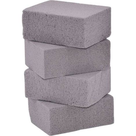 Bloc De Nettoyage - Pierre Ponce - Pour Barbecue Grille Four Carrelage - Lot De 4 (1/4)