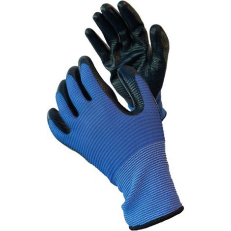 GUANTO NITRILE CRINKLE WORKIT - MAGLIA LEGGERA SINTETICO BLU 10 - 12 paia