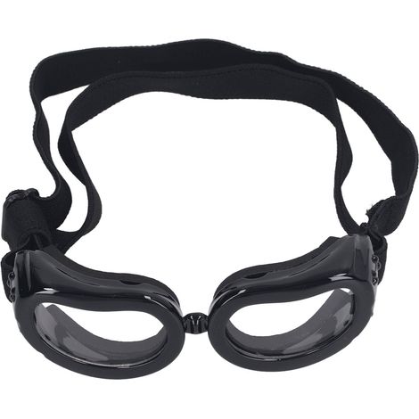 Schutzbrille für Hunde mit UV-Schutz, verstellbaren Schultergurten, winddicht, weichem und transparentem Rahmen. (1/5)
