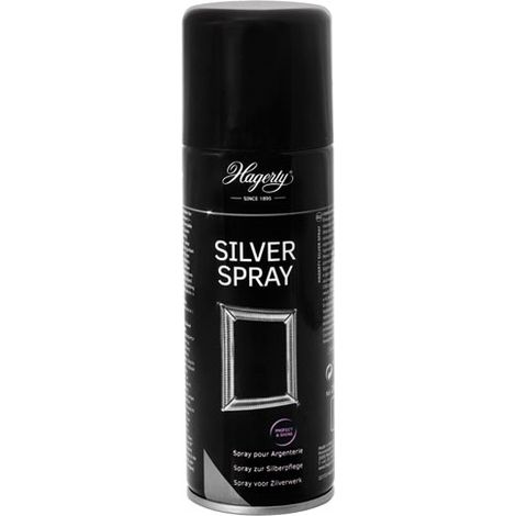 Spray nettoyant argent 200 ml – Élimine l'oxydation et les taches – Protection anti-ternissement – Pour objets en argent et métal argenté – Hagerty
