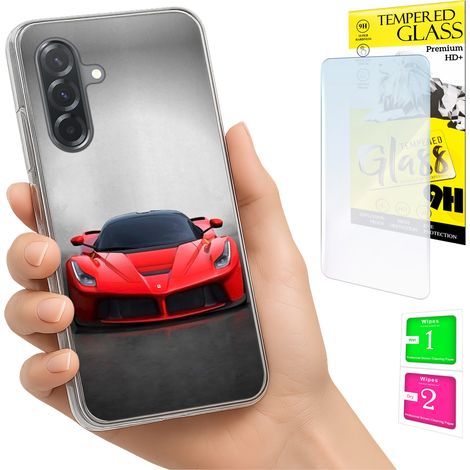 Custodia per Samsung Galaxy A36 / A56, cover fotografica, cover posteriore + vetro 9H (1/5)