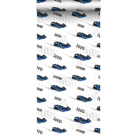 papier peint voitures de course bleu  - Sanders & Sanders (1/5)