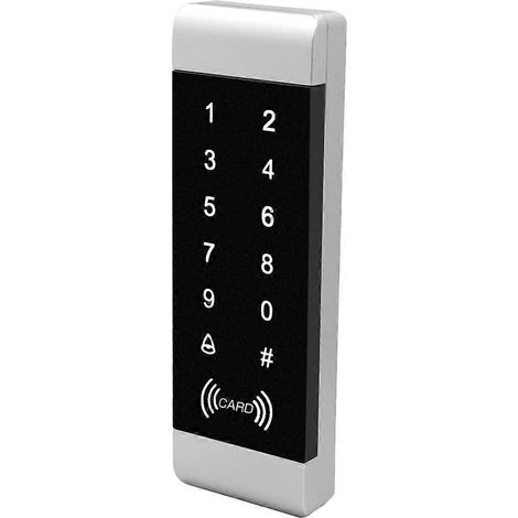 Système de contrôle d'accès autonome étroit, kit de contrôle d'accès RFID 125 kHz avec clavier tactile de porte (1/5)