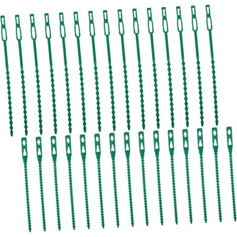 13 cm grüne Kabelbinder für den Garten – 100 Stück (1/5)