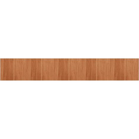Tapis rectangulaire marron 80x500 bambou (1/5)