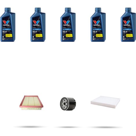 Kit tagliando 3 FILTRI e 5L OLIO compatibile con Toyota Camry VIII 2.5 Hybrid 131kw dal 2017 (1/5)
