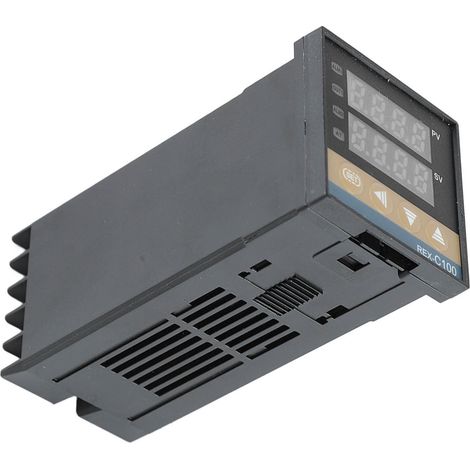 Kit de régulateur de température PID REX C100 Régulateur de température PID numérique avec relais statique 100-240 V REX C100FK02 V DN SSR DK (1/5)