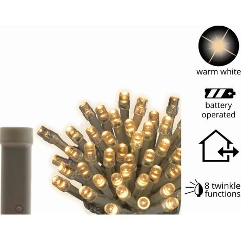 192 Led a Batteria Luce Bianco Caldo (1/5)