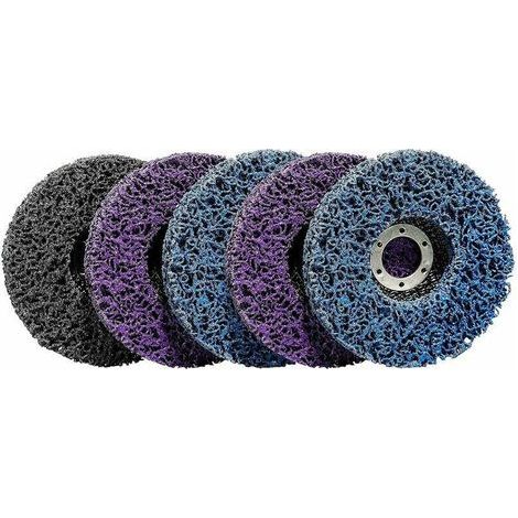 5 Disques de Nettoyage CSD 115 mm Pour Meuleuse d'angle En Nylon Pour éliminer la Rouille les Soudures Éliminer la Peinture la Rouille et l'oxydation (1/4)
