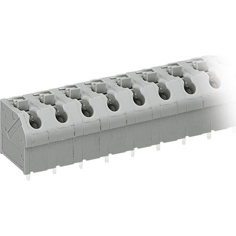WAGO 250-602 Federkraftklemmblock 1.00 mm² Polzahl 2 Grau 1 St. (1/2)