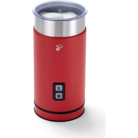 Mousseur à lait électrique, rouge/acier inoxydable, 550 watts (1/4)