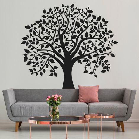 Sticker Mural - Arbre - 27x28 cm - Noir (1/3)