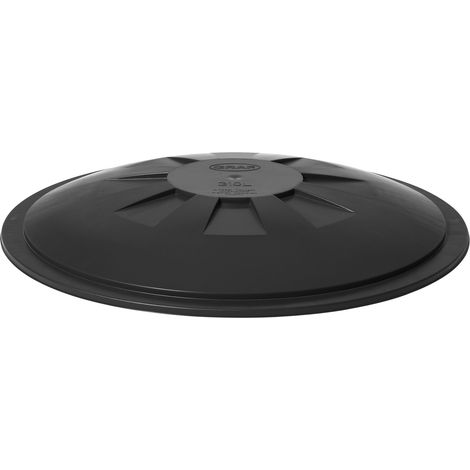 GARANTIA Couvercle pour récupérateur d'eaun de pluie cylindrique 310 litres, gris graphite