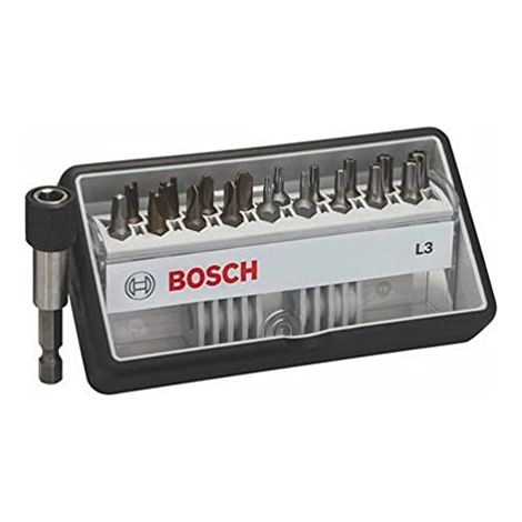 Bosch Professional Set Robust Line di bit di avvitamento L Extra Hard, 18 +1 pz. 25 mm, 18+1 pz. - 2607002569 (1/3)