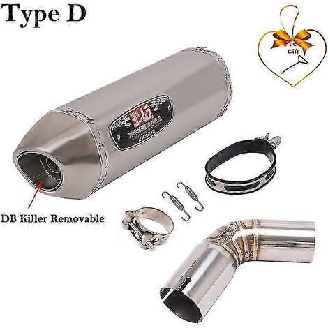 Silenciador De Escape Para Motocicleta, Tubo De Enlace Medio, Fibra De Carbono, Db Killer, Para Suzuki V-strom1050 Dl1050 1050 Yoshimura( Tipo D) (1/5)