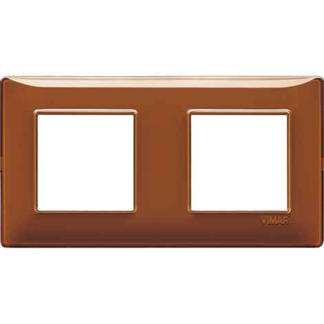 VIMAR - 14643.49 Placa 4M (2+2) int71 Tabaco Reflex