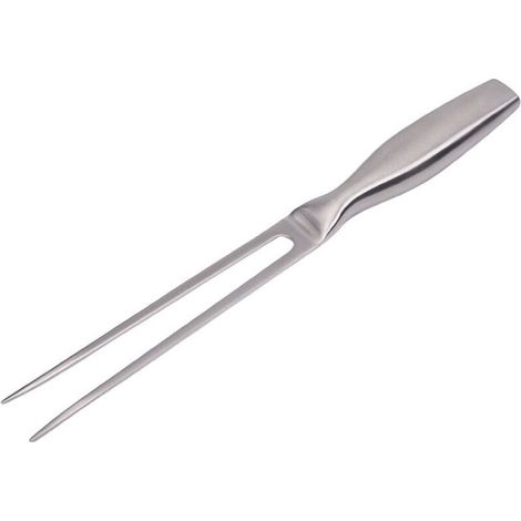 [JAMAIS UTILISÉ]Fourchette à Viande, Acier Inoxydable, Fourchette à Découper Professional, Poignée Antidérapante, Argent, 27 cm (1/4)