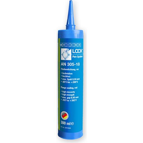 Flächendichtung WEICONLOCK AN 305-18 rot 300 ml
