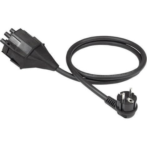NRGkick Adaptador de Enchufe Tipo E+F, Schuko, 13 A (UE), Carga hasta 3 kW, Wallbox, Color Negro