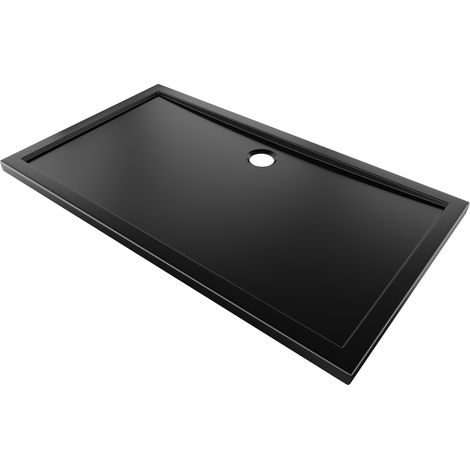 Mexen Flow rechteckige Duschwanne Slim 150 x 80 cm, schwarzmatt - 46R708015 (1/5)