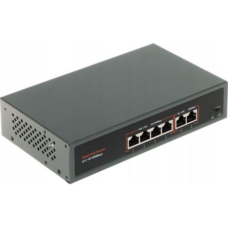 Switch PoE apti avec 4 ports métal 78 W (1/3)