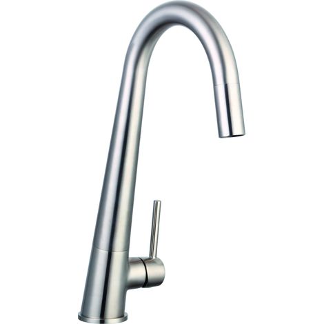 HD rubinetto lavabo in acciaio inox PISA (1/4)