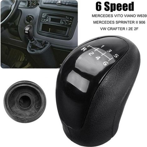 Pommeau de levier de vitesse pour Mercedes Sprinter, Vito, Viano, VW Crafter à 6 vitesses