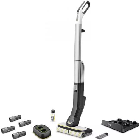 Karcher FC 4-4 Aspiratore Lavapavimenti Nero e Grigio