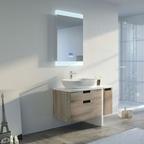 Meuble de salle de bain SCARLINO 1000 Scandinave (1/5)